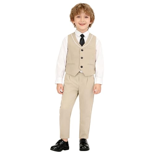 LOLANTA Conjunto de Traje de 4 Piezas para Niños,...