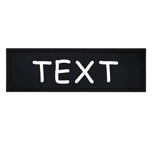 2個のPCSカスタム刻まれた犬ハーネスラベルステッカーパーソナライズされたK9ドッグ名中犬から大型犬用のカラフルなパターンラベル,白,16x5 Cm