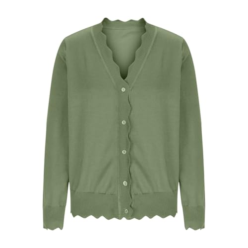 Cardigans for Women Trendy Long Sleeve Open Front Cardigan Sweaters Button Down Knit Shrugs Casual Fall Outfits3