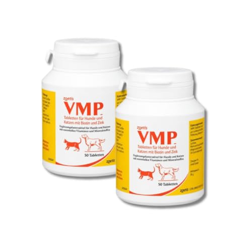 VMP Tabletten | Für Hunde und Katzen | 2 x 50 Stück | Mit Vitaminen