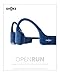 SHOKZ OpenRun, Bone Conduction Headphones,Open-Ear Bluetooth Wireless Sport Headphones for Running & Workout,Sweat Resistant, Long 8H Playtime,Mic,Hair Band-Standard-Blue