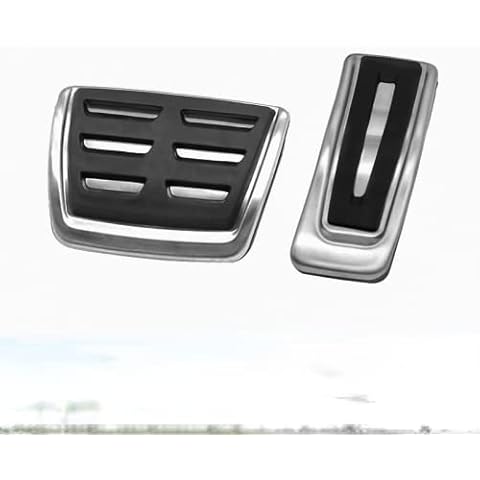 YWhjklb Aluminum Alloy Car Accelerator Fuel Peda Cover Brake Foot Rest Pedals Cover