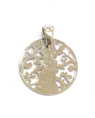 Médaille Vierge de l'Arrixaca en argent massif Ley pour dévotion