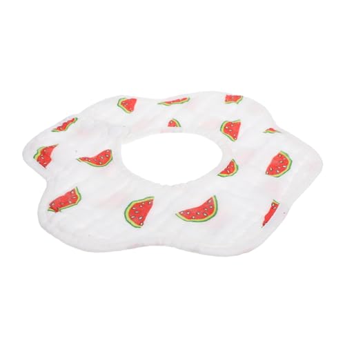 RORPOIR Babero Baberos Baberos De Bandana Para Bebé Babero Recién Nacido Algodón Blanco