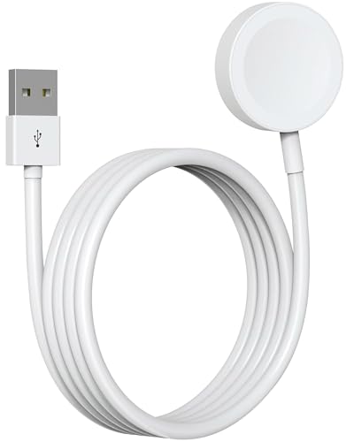 Vaku Luxos® USB A 3.0 Magnetic iWatch Charger Cable Compatible for iOS Smartwatch 1 Meter Wireless Fast Charging Cord for Ultra...