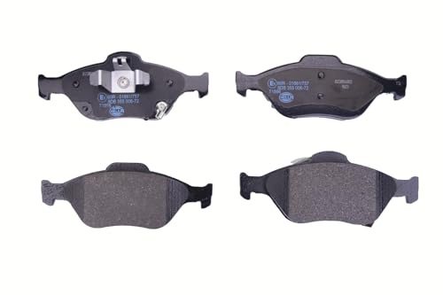 HELLA PAGID 8DB 355 006-721 Bremsbelagsatz - T1566 - Dicke/Stärke: 17.7mm - Bremssystem: Teves - mit akustischer Verschleißwarnung - für u.a. DAIHATSU / TOYOTA