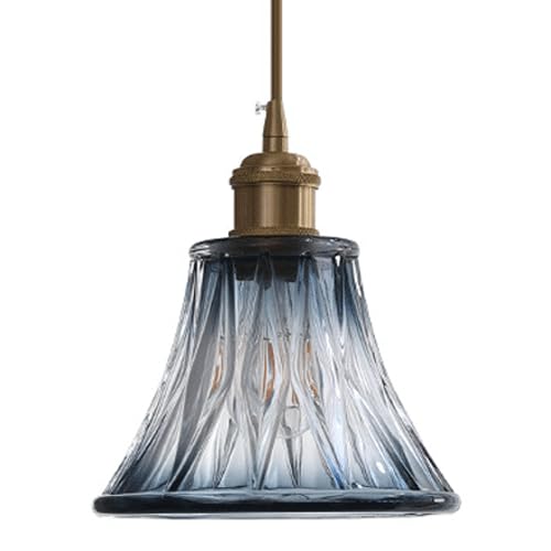 Lustre de personnalité HAIDU en verre pour sublimer un plafond de chambre sombre