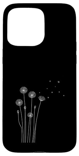 Minimalist Dandelion Line Art Nature Design �X�}�z�P�[�X iPhone 15 Pro Max �p