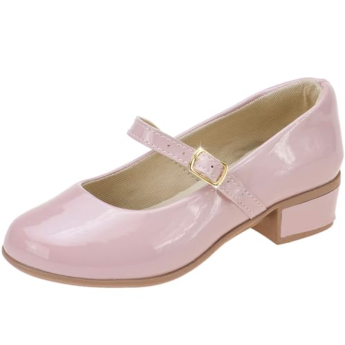 Sapatilha Feminina Salto Baixo Sapato Menina Saltinho (Rosa, BR, Adulto, Numérico, 35)