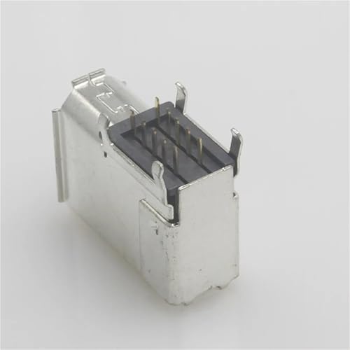 Conector macho de 10 núcleos con pin de flexión lateral para servoaccionamiento PCB SM-10P 6