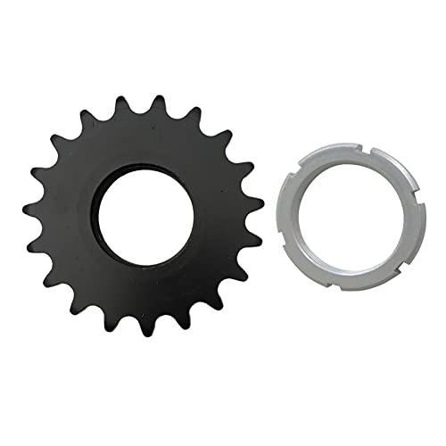 XINGYI Libing Shop Fixed Gear Freewheel Bicycle 13T 14T 15T 16T 17T 18T 19T Cogs Hub Locking Single Speed Wheel Track Flywheel Steel (Color : 14T with Locking)