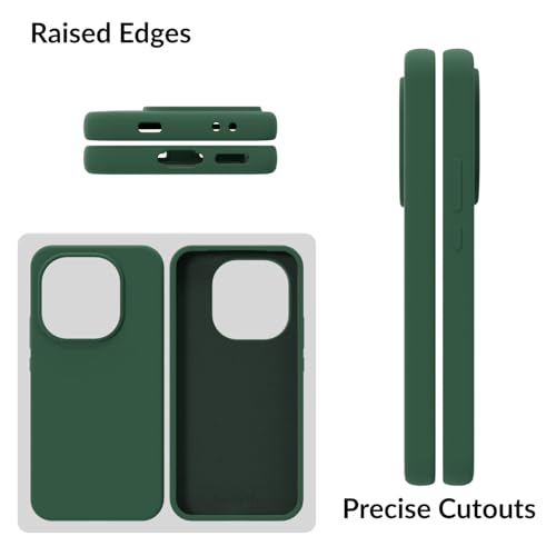 Image of SPRIG Compatible with IQOO 15 5G SilkTone Silicone Back Cover Drop Tested Shock Proof Mobile Case for Men, Women, Boys and Girls with Camera Protection (Green)