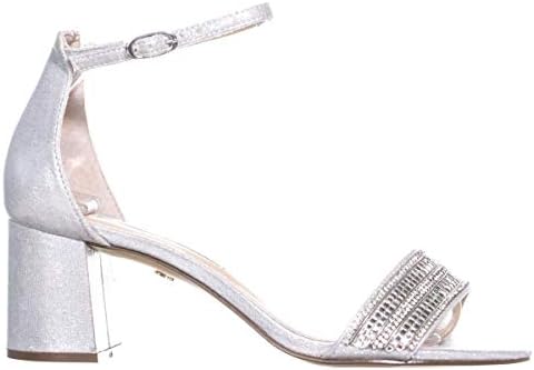 NINA Elenora True Silver Reflective Suedette 5.5 | Image 4