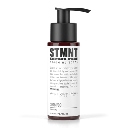 STMNT STATEMENT GROOMING GOODS Shampoo   Champú   Cabello y Cuero Cabelludo   Carbón Activado y Mentol 80 ml