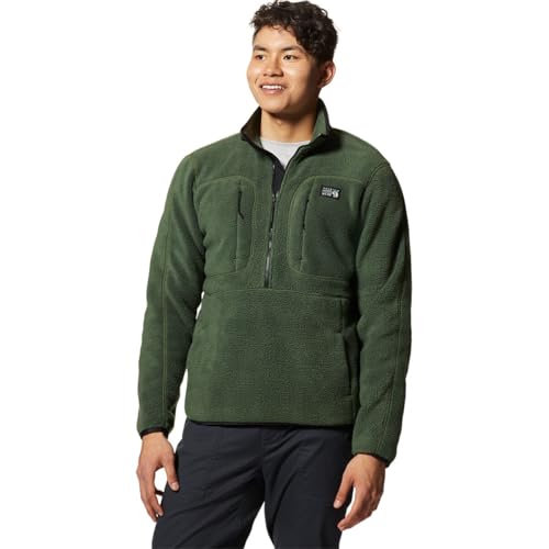 Image of Mountain Hardwear Men's HiCamp Fleece Pullover for Hiking, Travel, Backpacking, and Everyday Wear