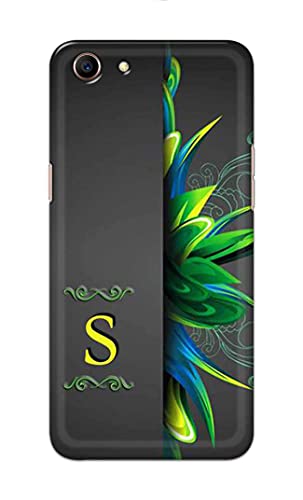 Image of Name II Initial II Letter Alphabet S Hard Back Case Cover for Oppo A1 / Oppo A83, Oppo CPH1729 Back Cover -(J5) VNS2222