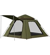 Amazon.co.jp: DesertFox テント ワンタッチ 3-4人/4-6人用 4000mm耐