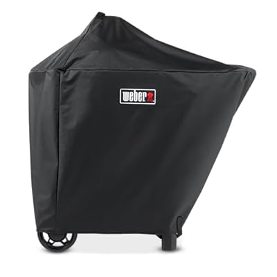 Weber Performer Grill Cover 22" – Durable Weather?Resistant Material, UV?Protected, Fits 22" Performer & Performer Smart Models with Secure Straps, Charcoal, Kettle