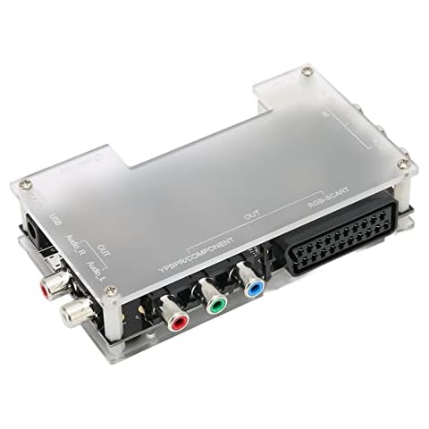 OSSC Open Source Scan Converter, Dual Modes OSSC Add On Board HD Video Converter with SCART, OSSC SCART Component Converter with S Video for NTSC PAL Retro Gaming Game Console Cover