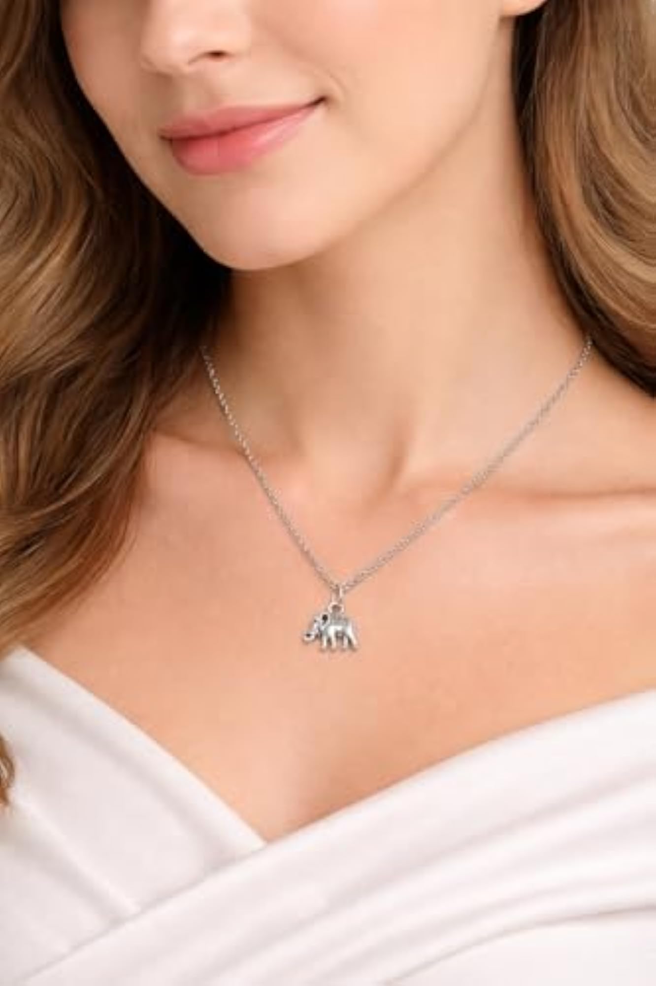 Elephant Motif Pendant, Symbol of Strength