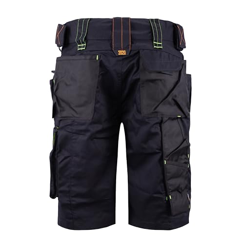 Engelbert Strauss 65513 kurz, schwarz / gelb, Größe 50