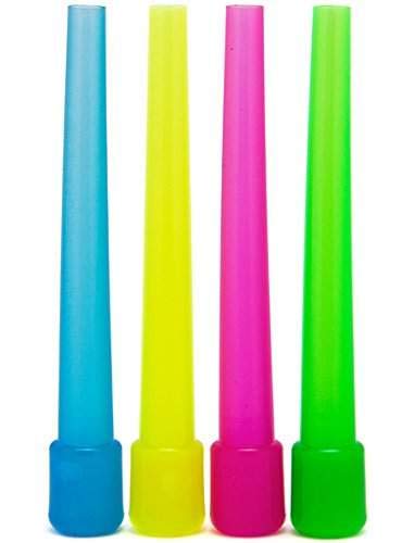 Hookah Hose Mouth Tips XL Disposable Individually Wrapped Bright Colors Male Mouth Tips 50 100 Pack 50