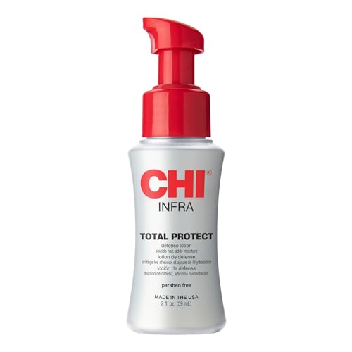 CHI Total Protect Defense Lotion, Lightweight Lotion For Locking In Moisture & Protecting Hair From Heat, Sulfate, Paraben, & Cruelty-Free, 2 Oz - image 1