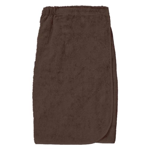 Soleil d’Ocre Lagune Accappatoio a pareo, in cotone, da 82 x 160 cm, di colore marrone