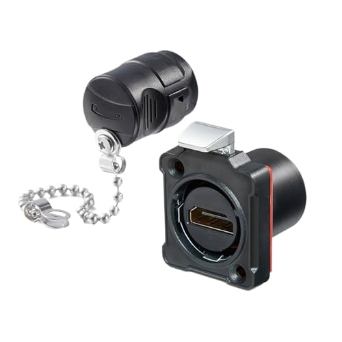 Connecteur câble M24 étanche HDMI 2.0 pour installer un home cinéma extérieur sur la terrasse