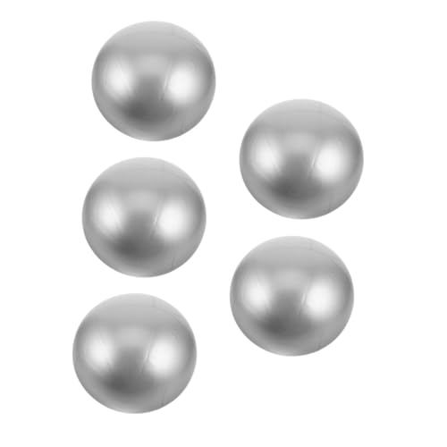 BESPORTBLE 5 Piezas Pelota de Yoga Pilates Pelota de Yoga Helada Pelota de Yoga a Prueba de Bola de Pilates balón de Yoga Pelota de Ejercicio pequeña Pelota de Yoga pequeña Silver