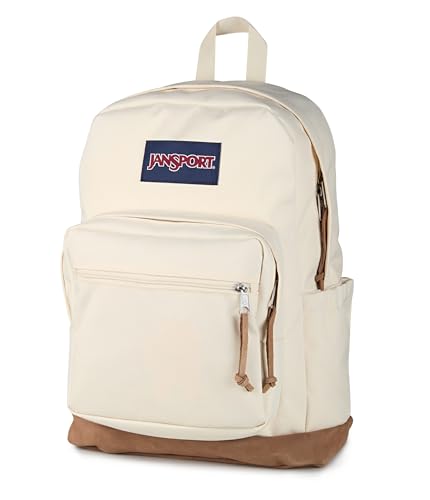 Image of JanSport Right Pack Backpack - Durable Daypack with Padded 15 inch Laptop Sleeve, Spacious Main Compartment & Integrated Water Bottle Pocket - Moon Flower