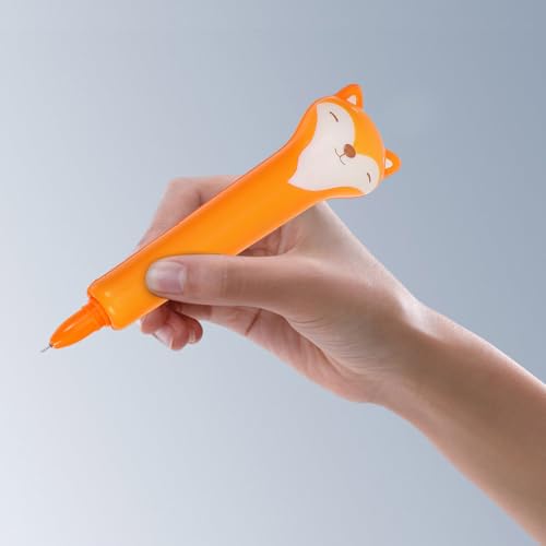 Bolígrafo de gel SHERCHPRY con diseño de zorro, tinta Aqua miniatura 6