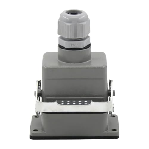 Conector industrial HDC-HE 16A Plug aéreo superior y lateral de 4 pines 2