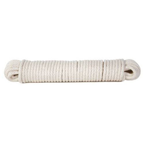 Koch 5620727 Cotton Braided Clothesline, 7/32 by 200 Feet, White by Koch Industries - Used condition - US$8.40