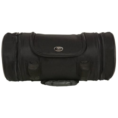 Milwaukee mp8135-blk-pcs rollo bolsa negro grande de material textil para moto