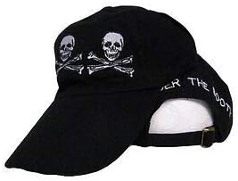 Surrender The Booty Chris Condent 3 Skulls Jolly Roger Pirate Ball Cap Hat