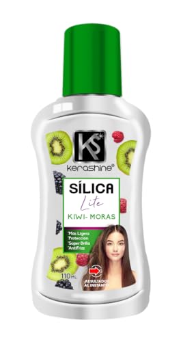 Tratamientos De Cabello, Beauty Kerashine Silica Lite kiwi-moras 110 ml
