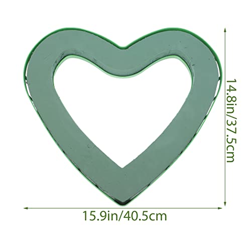 Happyyami Dry Floral Foam Bricks, 2 Sets Round Heart Shaped Foam Blocks Artificial Dry Or Wet Florist Floral Dried Arrangements For Wedding Valentines Day Anniversary Party Decor #TOP1
