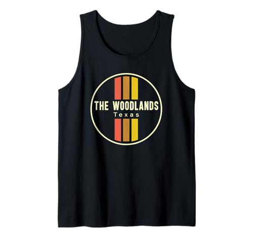 Retro The Woodlands Texas Camiseta sin Mangas