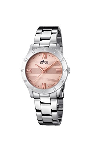 Montre bracelet pour femmes Lotus Trendy 18138/5 boîtier rond en acier inoxydable
