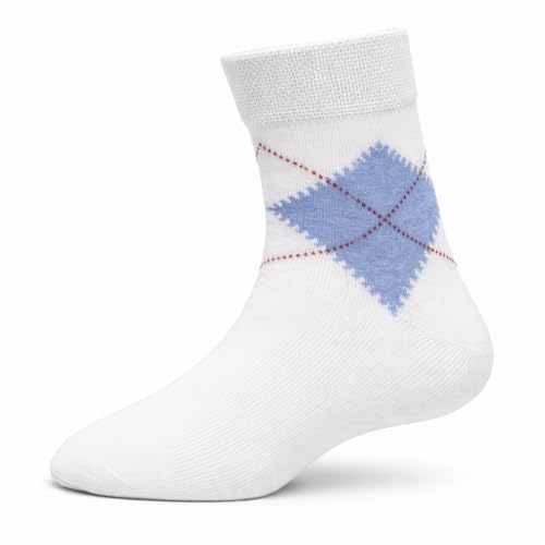 Image of Young Arrow Men's Ankle Length Socks Pure Combed Cotton Breathable Socks for Men - 168 Needle Premium Knit Argyle Pattern, Multicolor Casual & Formal Socks