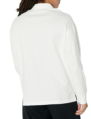 Armani Exchange Men's Oversized Heavy Cotton Jersey Collegiate Capsule Polo2
