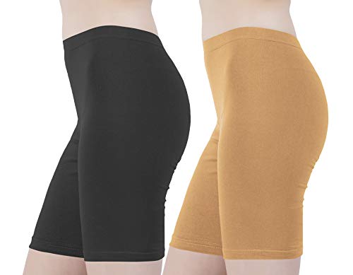 Image of Buy That Trendz Cotton Lycra Tight Fit Stretchable Cycling Shorts Womens | Shorties for Active wear /Exercise /Workout /Yoga /Gym /Cycle /Running Red Grey Combo Pack of 2