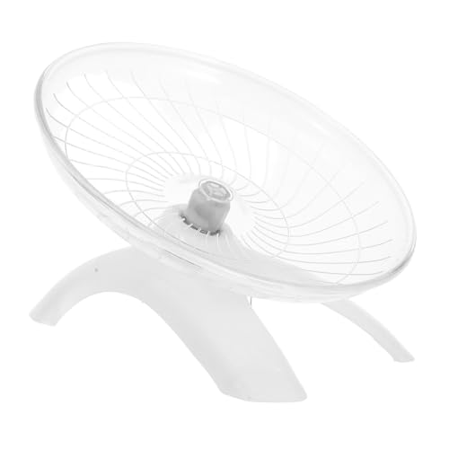 LIOOBO Dwarf Hamster Saucer Wheel Silent Running Exercise Toy for Hamsters Rats and Guinea Pigs Safe Abs Plastic