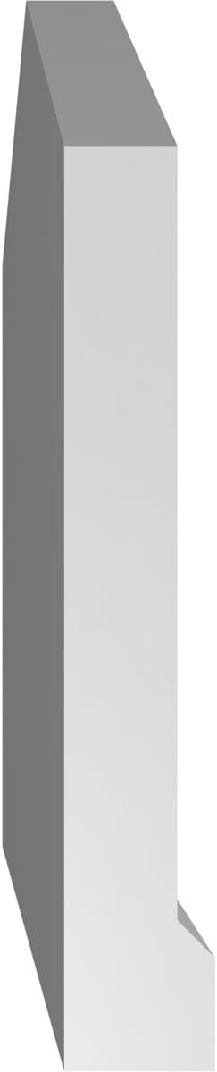 GVSPE18X1603SN-05 Peaked Top Brickmould Sill Frame, Primed Tan Signature Series Surface Mount Gable Vents, 18-in. W x 16-in. H, Unfinished