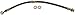 Dorman H620598 Front Driver Side Brake Hydraulic Hose Compatible with Select Hyundai / Kia Models