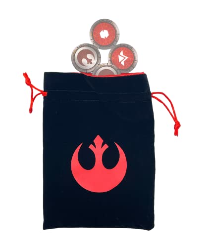 Bootus Star Wars Inspired Dice Bag (Rebel Alliance), Black #TOP2