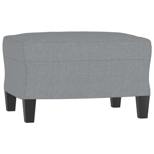 KLYEON 3-Sitzer-Sofa mit Hocker Hellgrau 180 cm Stoff,Modernes 3er Sofa mit Hocker Gemütlicher Sitzkomfort für Entspannung und Unterhaltung Wohnzimmer, Sofas – Bild 7