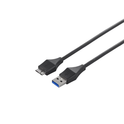 ?????? Buffalo BSUAMBSU320BK Universal Connector USB 3.0 A to MicroB Slim Cable, Black, 6.6 ft (2 m)