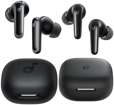 P40i by Anker, Noise Cancelling Wireless Earbuds P31i by Anker, Real-Time Adaptive Noise Cancelling, Hi-Res Sound, Translation Earbuds, 50H Playtime, Fast Charging, IP55